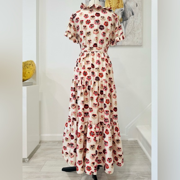 La Doublej Long And Sassy Midi Dress
Micro Pansy in Silk Twill - Picture 10 of 15